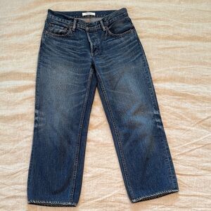 Moussy Women’s Relaxed Jeans,26 , 25”inseam altered euro hem